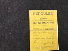 Betriebserlaubnis hercules pri gebraucht kaufen  Kulmbach