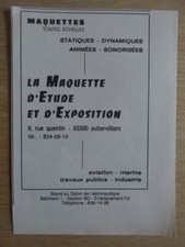 1981 pub maquette d'occasion  Yport