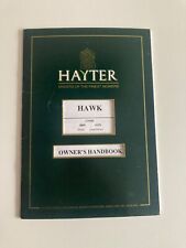 Vintage hayter hawk for sale  YORK
