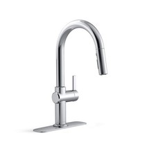 Usado, Torneira de cozinha KOHLER Clarus alça única pull down pulverizador em cromo polido comprar usado  Enviando para Brazil