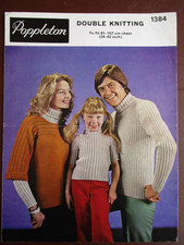 Poppleton knitting pattern for sale  NORWICH