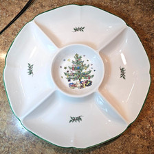 Nikko Christmastime 5 seções divididas Hors d'Oeuvre chip e placa de imersão comprar usado Nikko Christmastime 5 seções divididas Hors d'Oeuvre chip e placa de imersão comprar usado  Enviando para Brazil