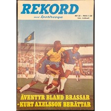 1967 Rekord Journal Pelé Capa Futebol Brasil Futebolista Copa do Mundo FIFA, usado comprar usado  Enviando para Brazil