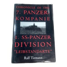Chronicle Of The 7 Panzer-Kompanie 1 SS Panzer Division - TIEMANN 1998 HC DJ, usado comprar usado  Enviando para Brazil