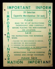 National vendors cigarette for sale  Rochester