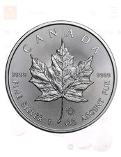 Silbermünze maple leaf gebraucht kaufen  Schlüchtern