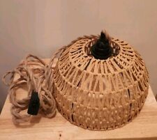 Rattan hanging pendant for sale  New Castle