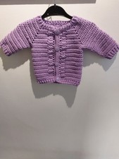 Baby cardigan handmade for sale  Shipping to Ireland