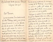 Lettre autographe pierre d'occasion  Billère