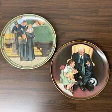 Norman rockwell plates for sale  SWANSEA