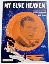 Usado, Ukulele 1927 My Blue Heaven Harry Richman partitura vintage raposa trote banjo comprar usado  Enviando para Brazil