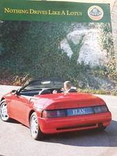 Lotus elan brochure for sale  STAFFORD