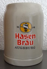 Augsburg bierkrug hasenbräu gebraucht kaufen  Neustadt an der Weinstraße