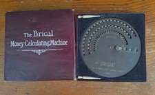 Antigo "BRICAL" para máquina de cálculo de adição de compostos por volta de 1910. comprar usado  Enviando para Brazil