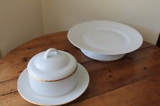 Beurrier porcelaine blanche d'occasion  France
