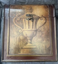 Porta-caixa vintage de madeira para garrafa de vinho comporta 3 garrafas comprar usado  Enviando para Brazil