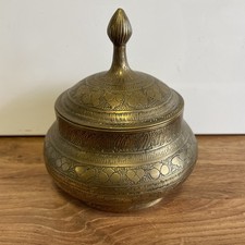 Brass lidded trinket for sale  NOTTINGHAM