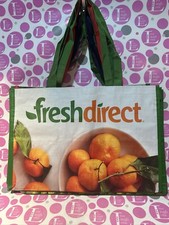 Bolsa tote FRESH DIRECT ecológica reutilizável supermercado "LARANJAS", usado comprar usado  Enviando para Brazil