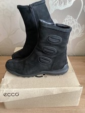 Ecco black suede for sale  BIRMINGHAM