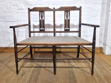 Antique edwardian seater for sale  BLYTH