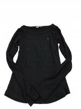 Używany, Tommy Hilfiger Damska koszulka z długim rękawem Slim Fit Okrągły dekolt na sprzedaż  PL