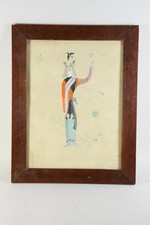 N79c21 gouache dame gebraucht kaufen  Neu-Ulm