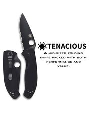 Spyderco tenacious black for sale  Monterey Park