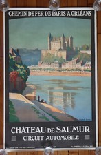 Affiche originale chateau d'occasion  Levallois-Perret
