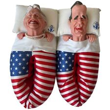 Chinelos President Bush and Barbara médios George H com imagem cuspida novidade '88 comprar usado  Enviando para Brazil