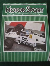 Motor sport magazine for sale  BRISTOL
