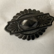 Whitby jet brooch for sale  DEAL