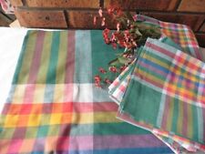 Vintage nappe serviettes d'occasion  Commentry