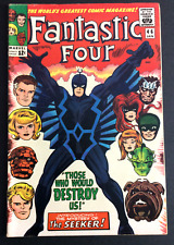 Fantastic Four #46 Primeiro parafuso preto completo MEGA CHAVE 1965 1 livro do proprietário MUITO BOM comprar usado  Enviando para Brazil