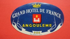 Ancienne etiquette label d'occasion  Champagnac-le-Vieux