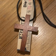 Holz kreuz anhänger gebraucht kaufen  Fränkisch-Crumbach