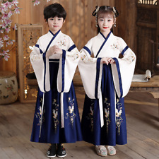 Roupas sociais chinesas tradicionais masculinas e femininas Hanfu desempenho infantil antigo comprar usado  Enviando para Brazil