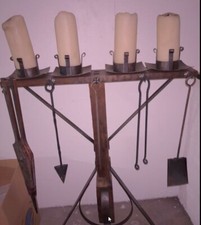 Serviteur cheminée bougies d'occasion  Le Pré-Saint-Gervais