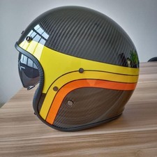 Capacete de motocicleta Harley capacete jato de fibra de carbono #PC4QEK comprar usado  Enviando para Brazil