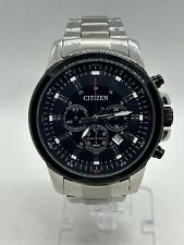 Usado, Relógio masculino Citizen cronógrafo pulseira de prata GN-4-S, 0520-S099064 7,5” pulso comprar usado  Enviando para Brazil