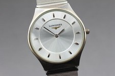 Vintage Anos 90 [Exc+5] Longines A50-2288 Relógio de Quartzo Mostrador Prata Do Japão comprar usado  Enviando para Brazil