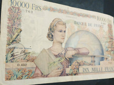 Usado, trés rare:Série:O.400".10000frs GENIE" 26 décembre1946. trés rare:"O.400" n°763. comprar usado  Enviando para Brazil