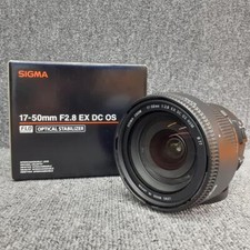 Używany, Sigma 17-50mm F/2.8 Ex Dc OS HSM Canon Ef Uchwyt na sprzedaż  Wysyłka do Poland