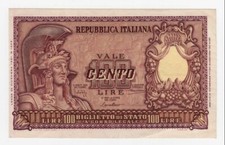 Banconota 100 lire usato  Italia