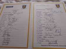 Durham cricket autographs for sale  GLASGOW