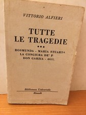 Vittorio alfieri tutte usato  Firenze