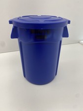 NOVA MINI LATA DE LIXO AZUL BRUTO 4,5" RUBBERMAID E TAMPA PEQUENOS VENDEDORES MESA DE AMOSTRA comprar usado  Enviando para Brazil