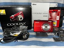 Nikon COOLPIX S5100,12 MP, 5x, f/2,7,2,7 pulgadas, ROJA, cámara digital, EXCELENTE+, de Japón segunda mano  Embacar hacia Argentina