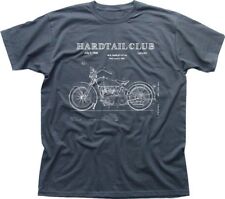 Camiseta carvão patenteada motociclista Hardtail personalizada Chopper Club 9286 comprar usado  Enviando para Brazil