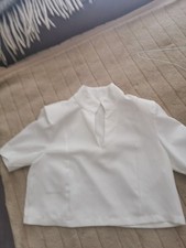 Kurze weisse bluse gebraucht kaufen  Hamburg