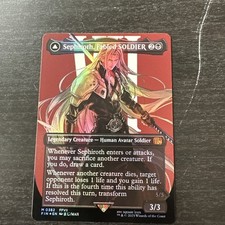 Borderless foil sephiroth for sale  WATERLOOVILLE